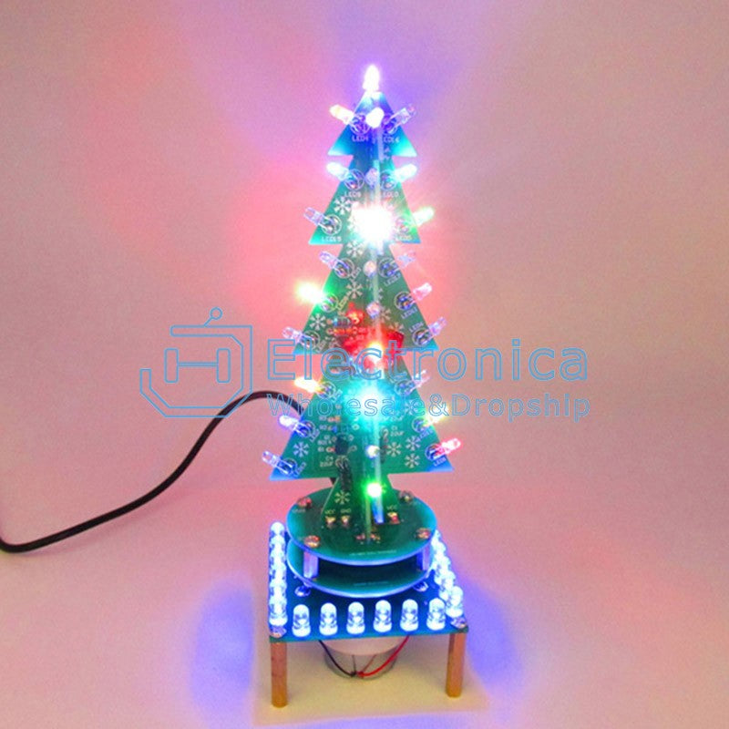 Auto-Rotate Music Christmas Tree DIY Kit - I Found Tech Chinese Warehouse Import - Case+screws