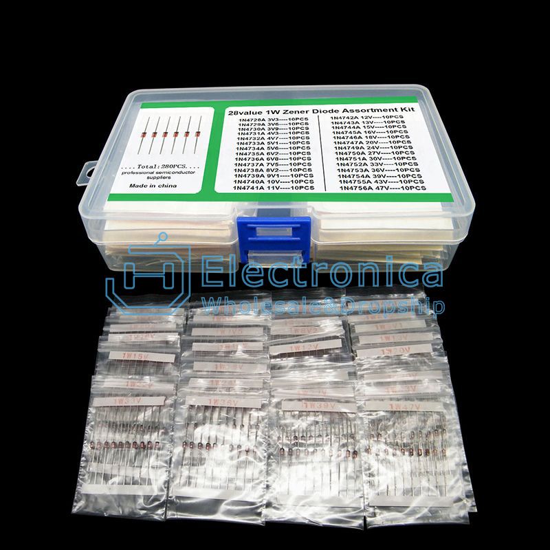 28 Values 1W Zener Diode Kit - I Found Tech Chinese Warehouse Import