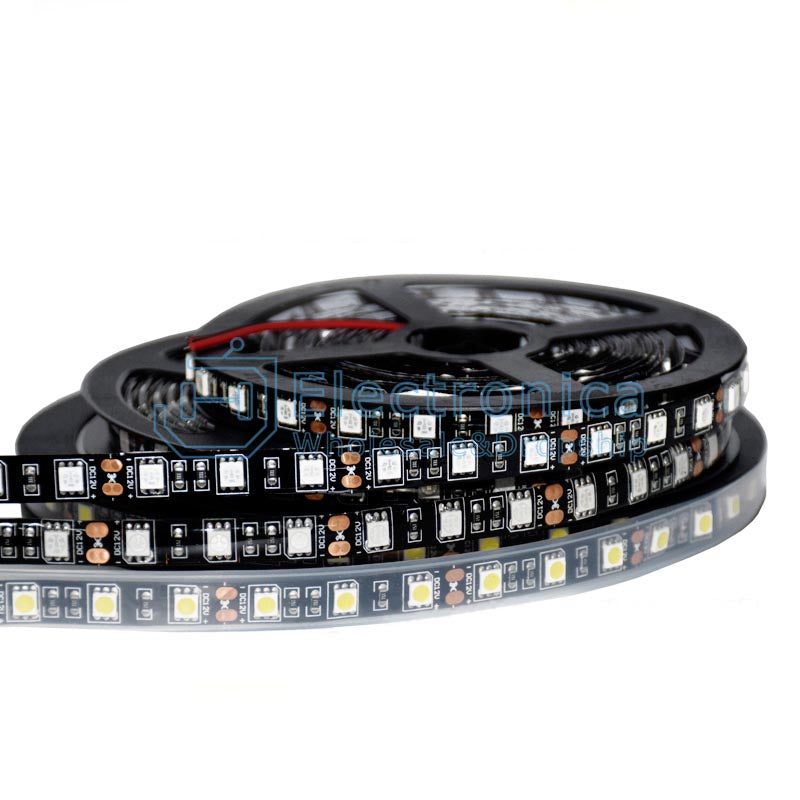 5050 12V Black PCB 60LEDs RGB Light Strip - I Found Tech Chinese Warehouse Import - Option 28896;28898;28903