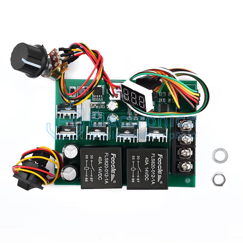 40A Bidirectional DC Motor Speed Controller - I Found Tech Chinese Warehouse Import - without Aluminum Case
