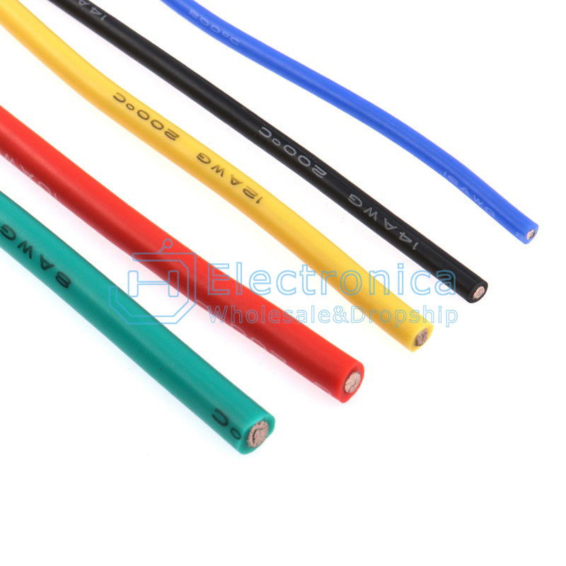 6-24AWG High Temperature Resistant Soft Silicone Wire - I Found Tech Chinese Warehouse Import - Option 41778;41803;41813