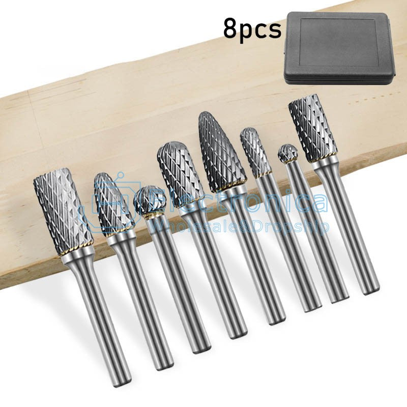 8pcs/Kit Tungsten Steel Grinding Head - I Found Tech Chinese Warehouse Import