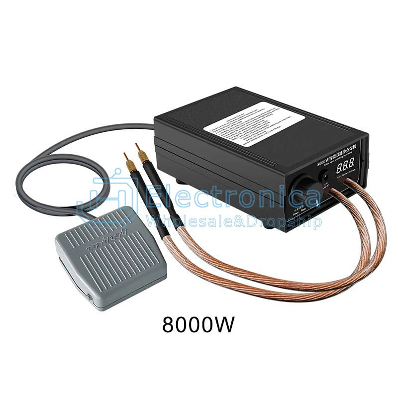 8000W/5000W Rechargeable Lithium Battery Spot Welding Machine - I Found Tech Chinese Warehouse Import - 5000W Pedal...