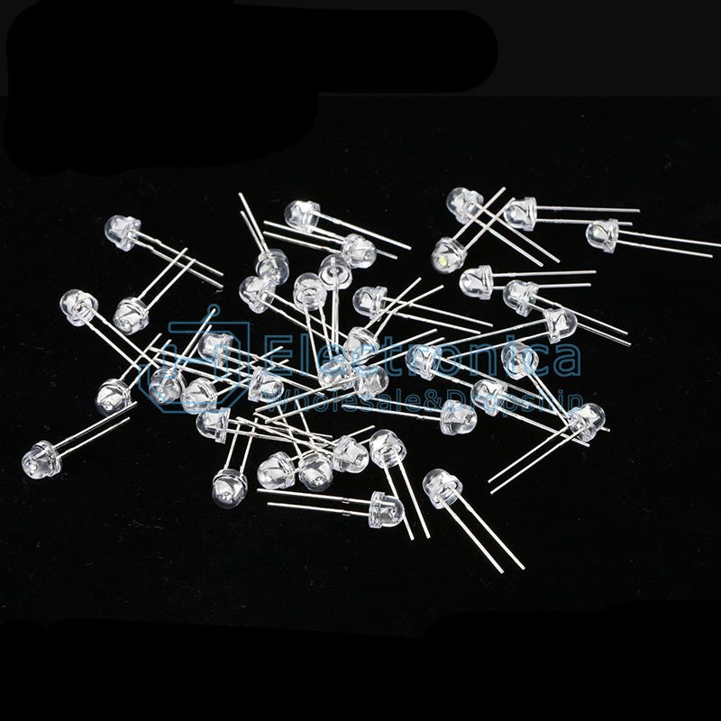 5mm Straw Hat/Round Head Super Bright LED - I Found Tech Chinese Warehouse Import - Option 43255;43257;43263