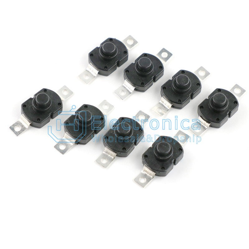 2-pin KAN-23 Self-locking Flashlight Switch Button - I Found Tech Chinese Warehouse Import - 5pcs