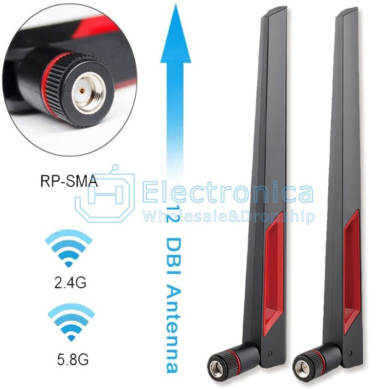 2.4G/5.8G AC88U/AC68U Dual Band WlFl External Antenna - I Found Tech Chinese Warehouse Import - RP SMA-Male