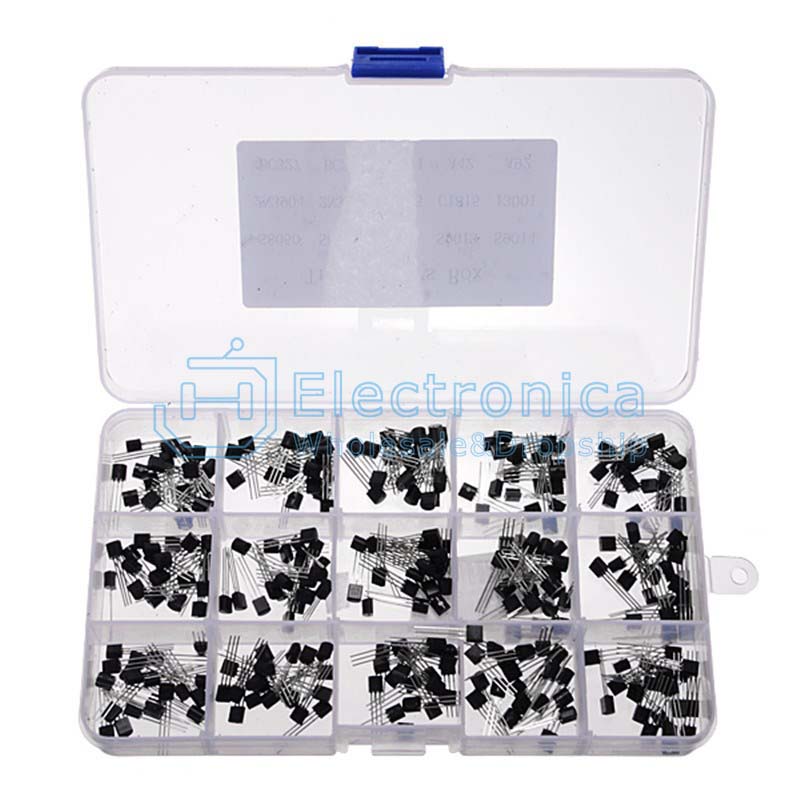 300pcs 15 Values TO-92 Transistor Kit - I Found Tech Chinese Warehouse Import