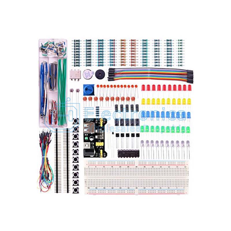 Electronics Component Fun Kit with Breadboard LED Wire - I Found Tech Chinese Warehouse Import