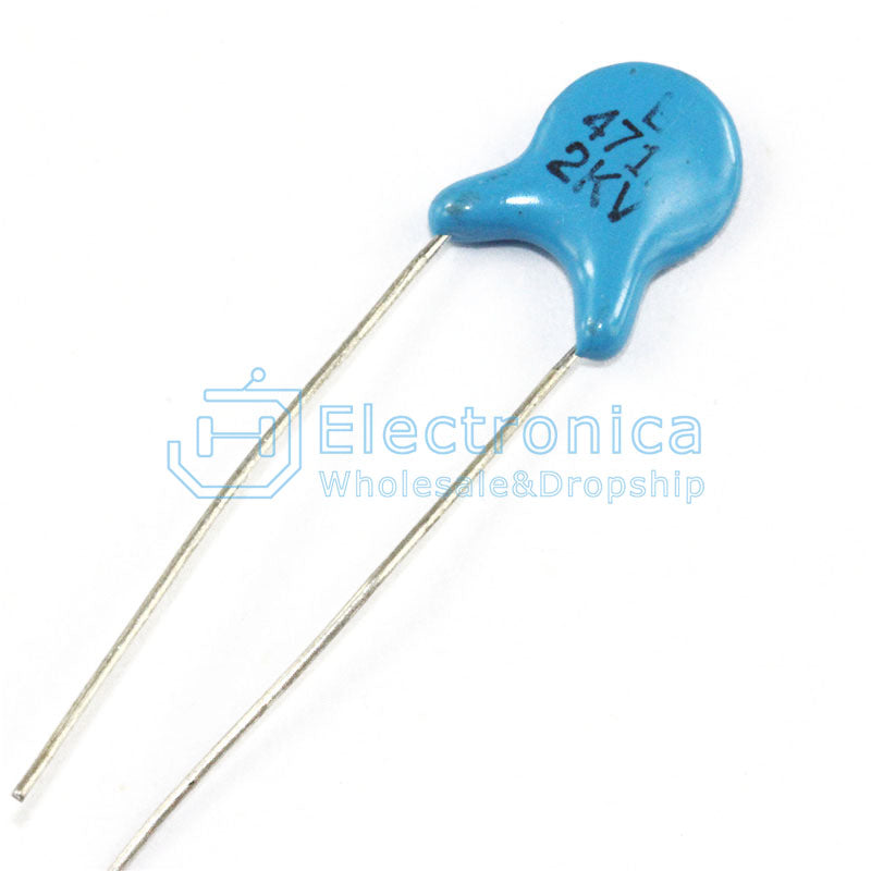 High Voltage Ceramic Capacitor 2000V 2KV 470PF 471K - I Found Tech Chinese Warehouse Import - 100PCS