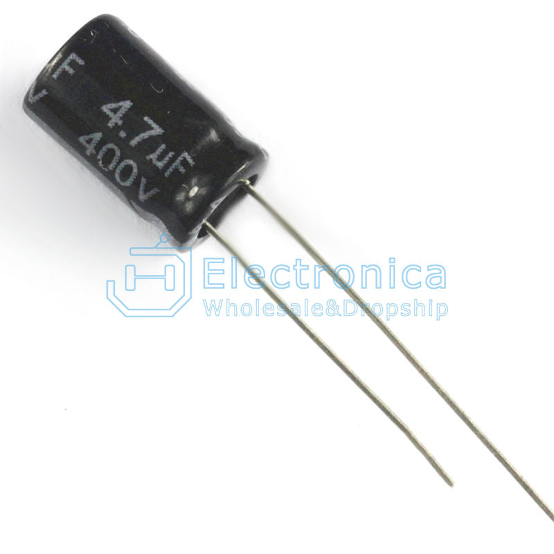 Electrolytic Capacitor 400V 4.7UF 8*12MM - I Found Tech Chinese Warehouse Import - 10PCS
