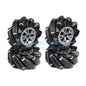 PYCar 60mm Mecanum Wheels - I Found Tech Chinese Warehouse Import - 4 pcs with TT Coupling