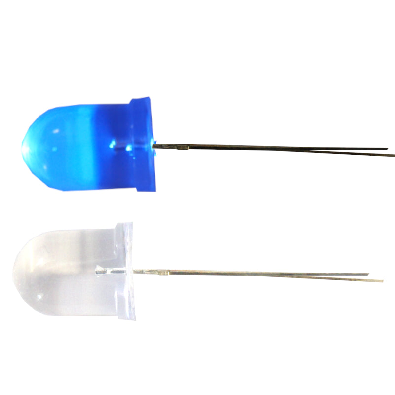 Blue 10mm LED (5 Pack) product image for electronics and prototyping use