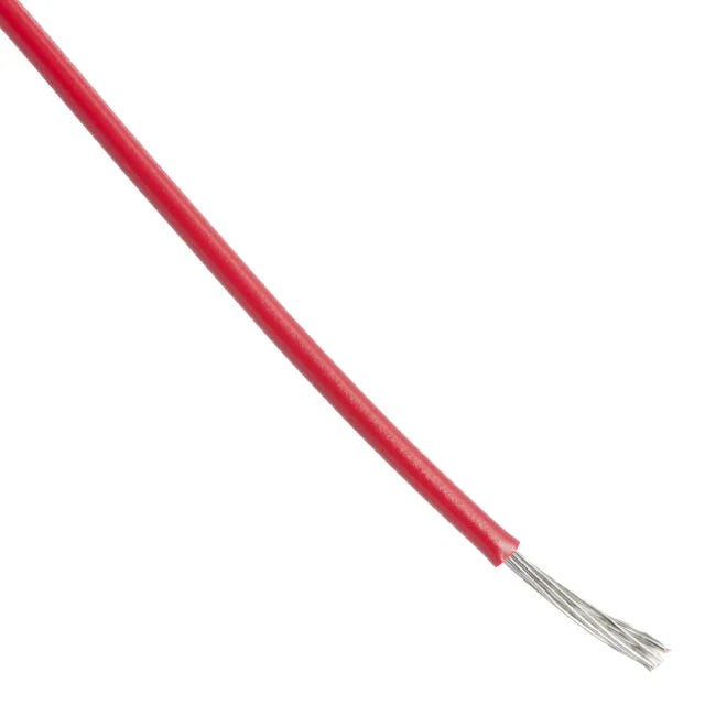 0.4mm Red PVC Insulated Tinned Copper Wire per Meter product image for electronics and prototyping use