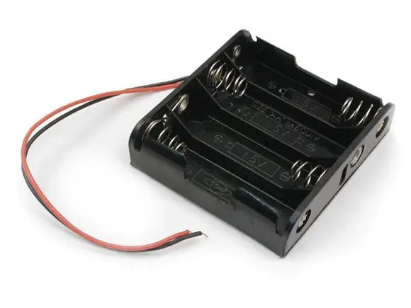 4 AA Battery Holder product image for electronics and prototyping use