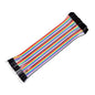 Female to Male Jumper Cables 20cm product image for electronics and prototyping use