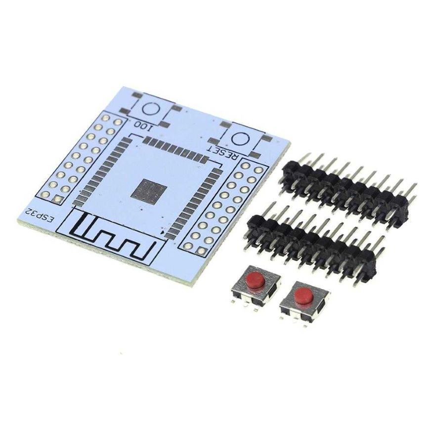 ESP32 Wroom adapter plate (baseplate) product image for electronics and prototyping use