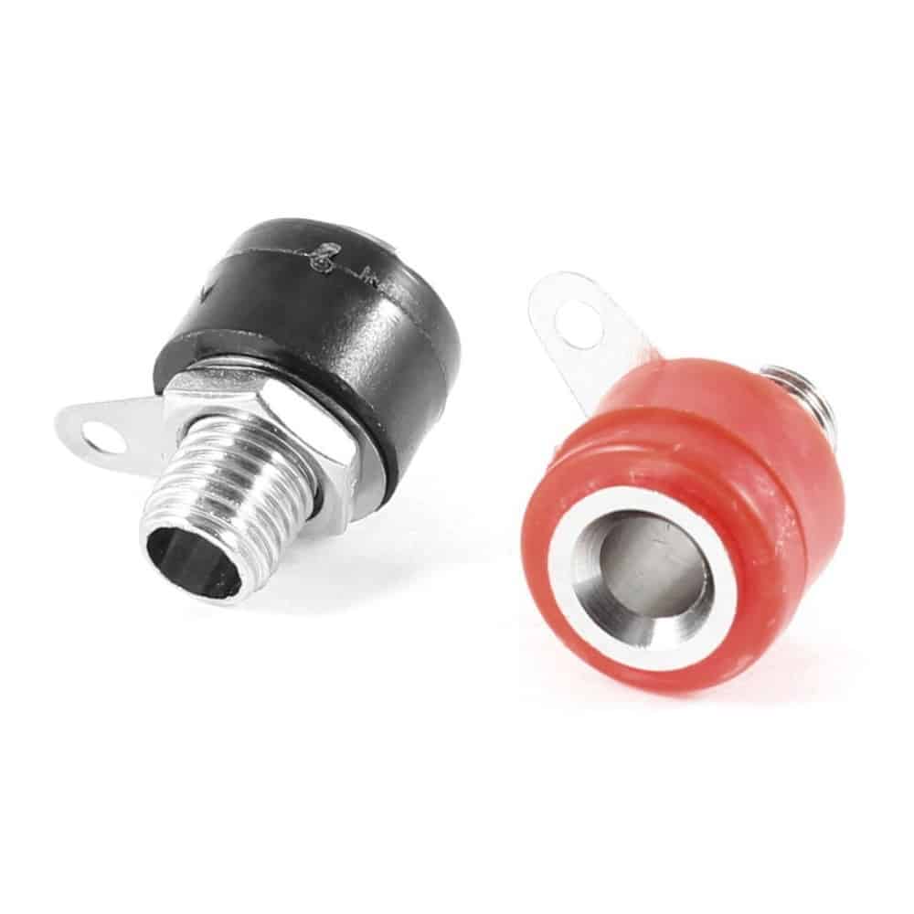 Panel Mount Banana Jack Pair product image for electronics and prototyping use