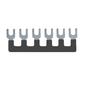 Jumper Block Terminal Strips, 6 Pin, 25A, Black product image for electronics and prototyping use