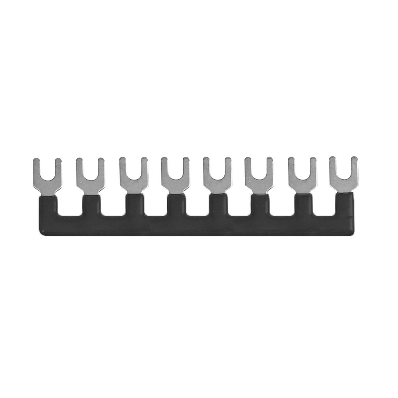 Jumper Block Terminal Strips, 8 Pin, 25A, Black product image for electronics and prototyping use