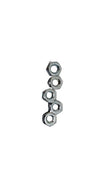 Nut for (LiFePO4) 4mm (5 Pack) product image for electronics and prototyping use