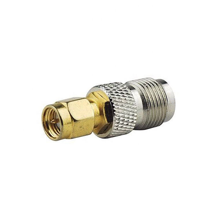 TNC female to SMA male jack Connector product image for electronics and prototyping use