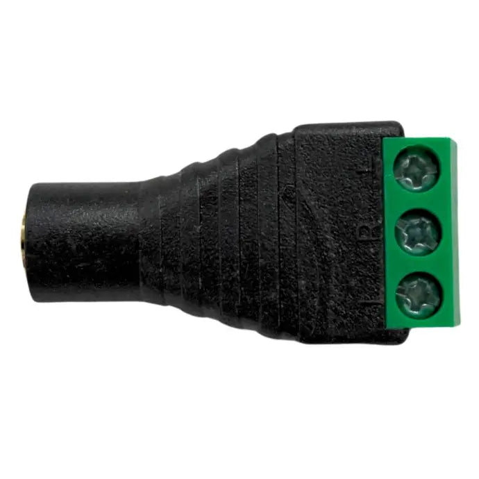 Female Audio Jack with screw terminal product image for electronics and prototyping use