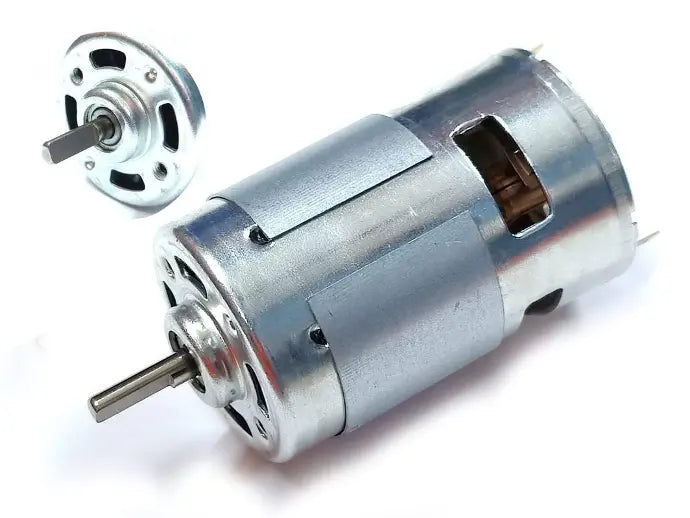 775 DC Motor (D-Shape Shaft) product image for electronics and prototyping use