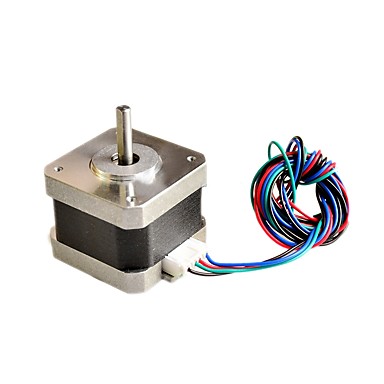 Nema 17 stepper motor 42HB34F08AB product image for electronics and prototyping use