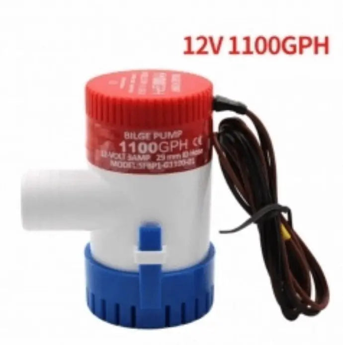 Submersible Bilge pump 12V DC 1100GPH product image for electronics and prototyping use