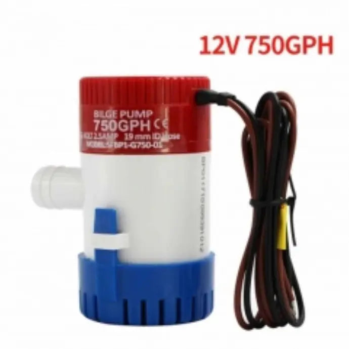 Submersible Bilge pump 12V DC 750GPH product image for electronics and prototyping use