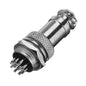 GX16 Circular Aviation Socket Plug 10-Pin product image for electronics and prototyping use