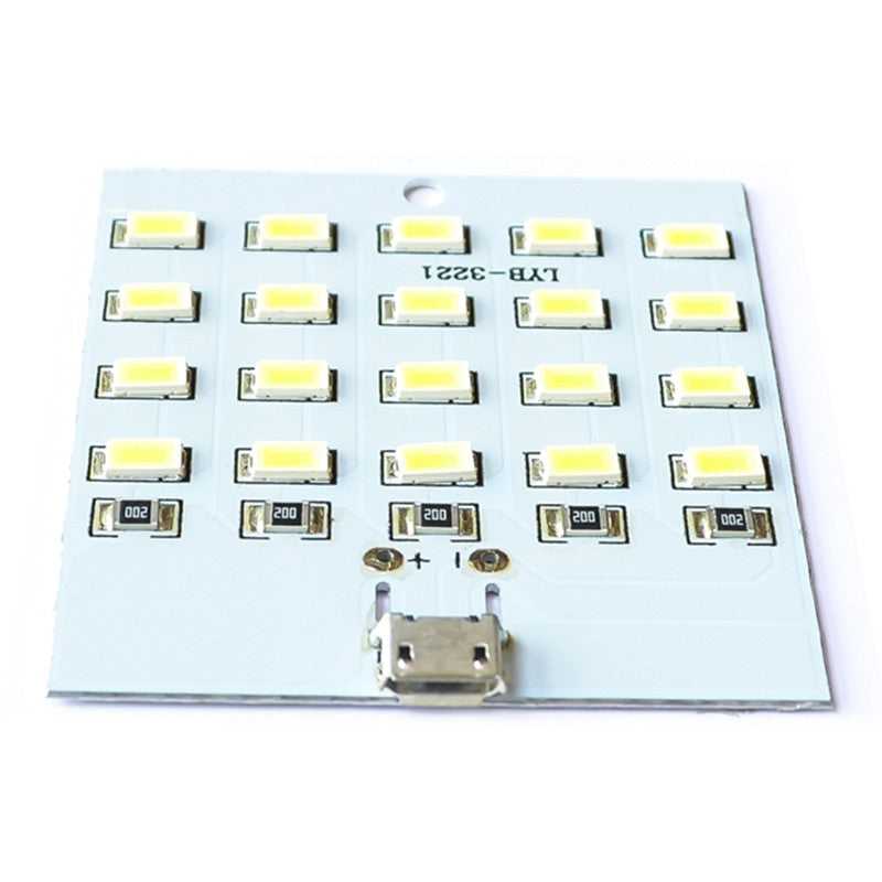 LED Lighting board 5V USB - 20 LEDs product image for electronics and prototyping use