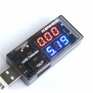 Dual USB Voltage and Current Tester product image for electronics and prototyping use