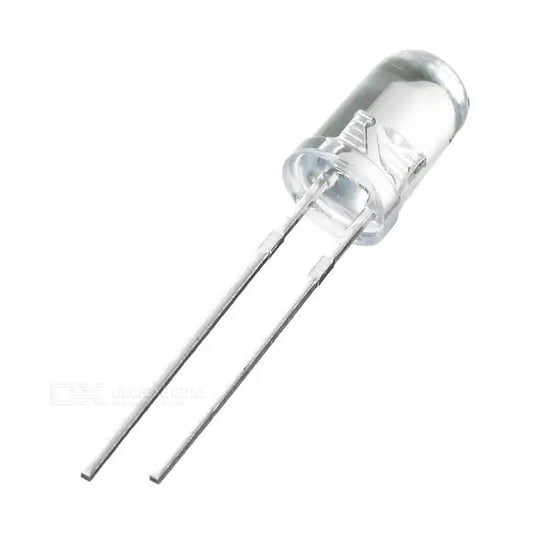 White 5mm LED (10 Pack) product image for electronics and prototyping use