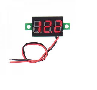 DC4.5 -25.0V 0.36 inch LED display 2 wire red digital volt product image for electronics and prototyping use