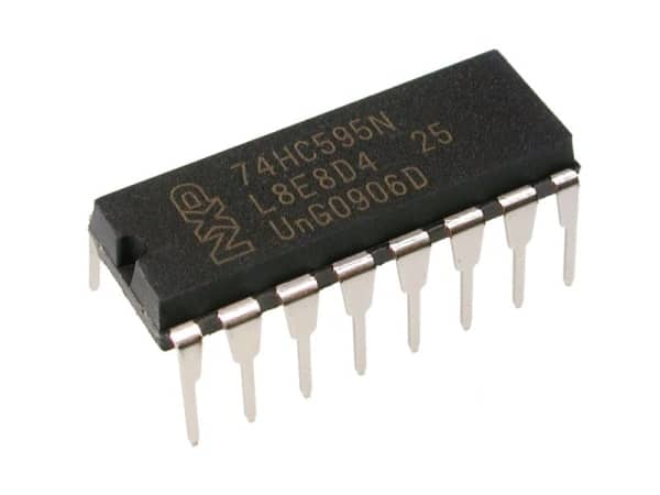 74HC595N Shift Register product image for electronics and prototyping use