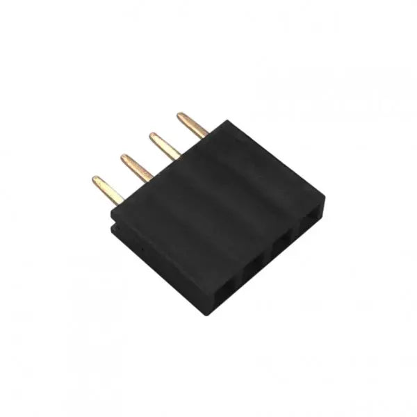 4-Pin Female 2.54mm Pitch Header (10 Pack) product image for electronics and prototyping use