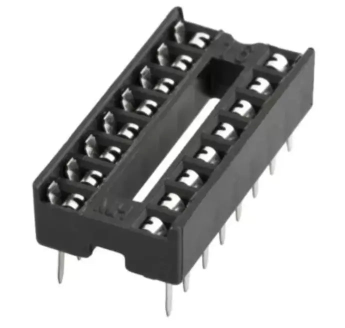 16 Pin IC Socket product image for electronics and prototyping use