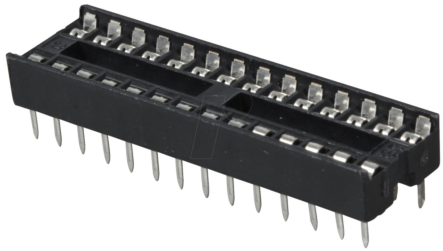 28 Pin IC Socket product image for electronics and prototyping use