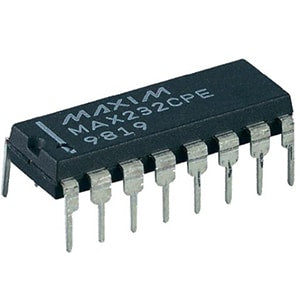 MAX3232 dip-16 rs-232 transceiver product image for electronics and prototyping use