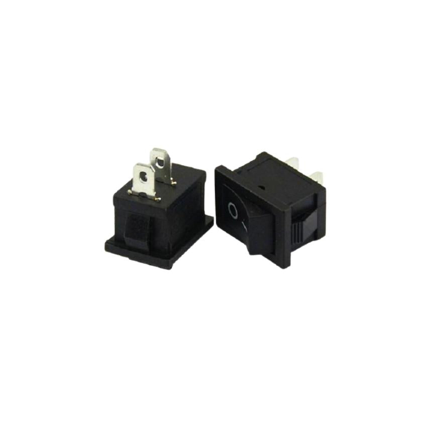Rocker switch panel mount on-off (Mini) product image for electronics and prototyping use