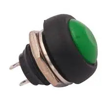 Waterproof push button Green product image for electronics and prototyping use