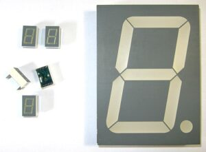 8 Segment LED display common cathode product image for electronics and prototyping use
