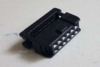 12-Pin IDC Socket Connector for Ribbon Cable (5 Pack) product image for electronics and prototyping use