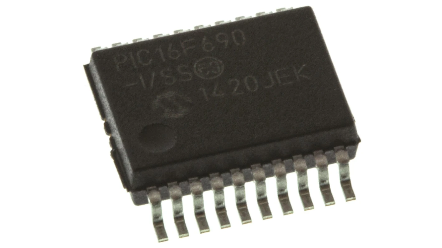 PIC16F690 elecronic component product image for electronics and prototyping use