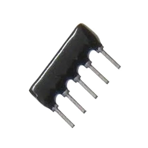 Network SIL 05-PIN 4-RES 1kOhm (5 Pack) product image for electronics and prototyping use
