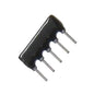 Network SIL 05-PIN 4-RES 1kOhm (5 Pack) product image for electronics and prototyping use