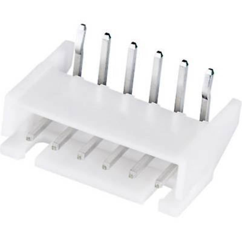 JST Connector PH 2.0 Curved needle ; 6p (10 pack) product image for electronics and prototyping use