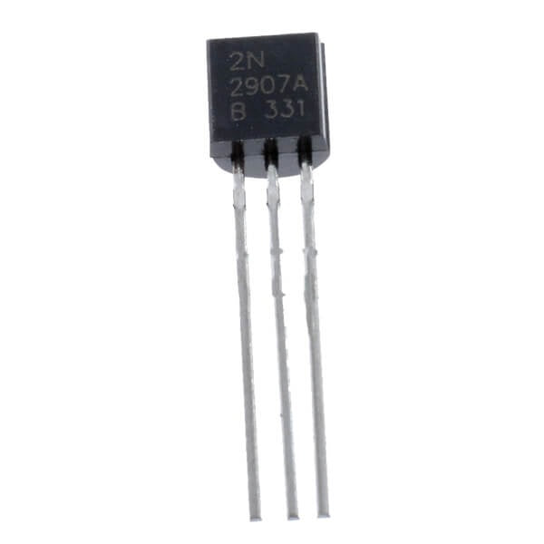 2N2907A - PNP Transistor TO92 CBE 60V 0.6A product image for electronics and prototyping use