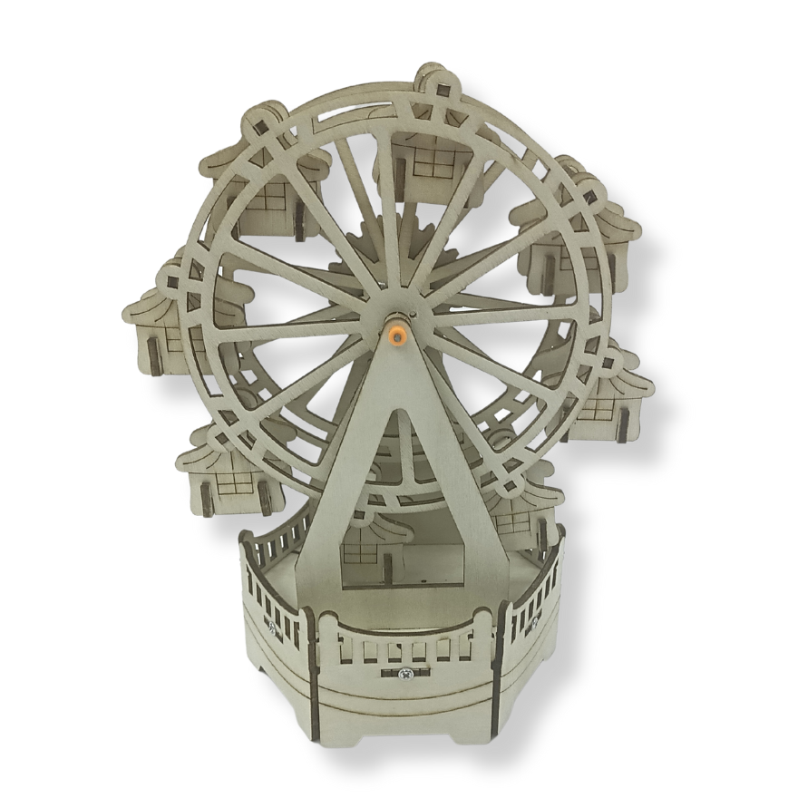 STEM Educational Toy - Mansion Manor on the wheel the Wooden product image for electronics and prototyping use